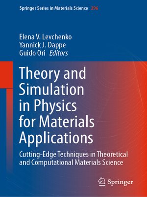 cover image of Theory and Simulation in Physics for Materials Applications